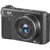 ASHATA 8K 88MP Autofocus WiFi Travel Camera per Live Streaming con Filtri