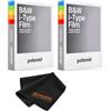 Polaroid Pellicola I-Type in bianco e nero - Confezione da 2 (16 foto) | Compatibile con fotocamere istantanee Polaroid Now, Now+, Flip, I-2, Lab, OneStep2