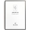 Artower® Cornice Portafoto Nero Metallo Cornice Sottile per DIN A2 42 x 59,4 cm | Cornice per Poster Grande Collage | Cornice per Foto in Metallo 42x60 cm | Cornice in Alluminio Stretta | Cornice per