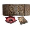 DOJA Barcelona Set DnD Giochi di Ruolo - Schermo DM, Taccuino A5, 7 Dadi e Vassoio Dadi