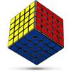 KOSTACHI Speed Cube 5x5, 5x5x5 Cubo Magico Professionale Nero, Rompicapo Torsione 3D, Giocattoli per La Calza per Adulti e Bambini
