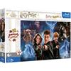 Trefl Junior - Harry Potter, Il Magico Mondo di Harry Potter - Puzzle 160 XL Super Shape - Puzzle a Forma di Matto, Grandi, Puzzle con i Personaggi del Film, Divertenti per Bambini dai 6 anni in su