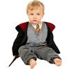Funidelia Costume Ufficiale di Harry Potter per Neonato con logo ricamato, Tunica di Grifondoro Neonati Hogwarts, Costumi di Carnevale, Halloween e Feste
