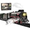 Thalire Trenino Elettrico per Bambini, Locomotiva, Locomotiva a Vapore Elettrica con Fumo Luminoso e Suono, Regali di Natale e Compleanno per Bambini