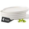 MIAMIO - Set di piatti piani in ceramica per 4 persone/Servizio di per | Set di piatti piani in ceramica per 4 persone/Servizio di piatti in ceramica da 4 pezzi, piatti moderni in gres, lavabili in