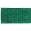 PARAMAISON Tappeto Bagno 70x140 Soft, Coordinati Design Cerchi Morbido in Cotone Assorbente | Verde Scuro