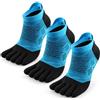 MeiKan Calzini con Dita Separate,3 paia di Calze da Sportivi COOLMAX per scarpe con le dita,per Uomo e Donna, per uso quotidiano e tempo libero
