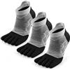 MeiKan Calzini con Dita Separate,3 paia di Calze da Sportivi COOLMAX per scarpe con le dita,per Uomo e Donna, per uso quotidiano e tempo libero