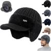 Qurlon Torocky Coldshield Trapper, Rocky Coldshield Trapper, berretto da baseball da uomo foderato in pelliccia caldo ed elegante con tesa e paraorecchie
