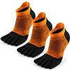 MeiKan Calzini con Dita Separate,3 paia di Calze da Sportivi COOLMAX per scarpe con le dita,per Uomo e Donna, per uso quotidiano e tempo libero