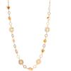 Dazylleco Collana lunga in oro bohémien da donna, collana lunga con perline, gioiello per costume regalo di compleanno per donne
