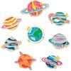 Boerni Set di 8 spille smaltate a forma di pianeti, con sistema solare, spille spaziali e galassie, Mercurio, Venere, Terra, Marte, Giove, Saturno, Urano, Nettuno, spille da bavero per bambini, ragazzi e