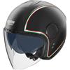 Nolan Casco Moto Jet Nolan N20-2 VISOR ASSO 357 Nero Opaco Italian