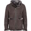 EMPORIO ARMANI - Giubbotto Pelle - Grigio