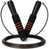 Carehabi 3m Corda per Saltare Professionale Regolabile per Fitness, Boxe | Jumping Rope con Manici in Schiuma Morbida e Cuscinetti a Sfera per Allenamenti Cardio e Sport Quotidiani