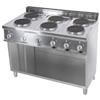 Cucina Elettrica Professionale 6 Piastre Tonde Profondità 70 cm