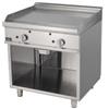 Fry Top a Gas su Mobile con Piastra Doppia Liscia - Profondità 70 cm