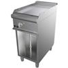 Fry Top Elettrico su Mobile con Piastra Liscia Cromata - Profondità 70 cm