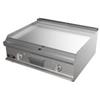 Fry Top Elettrico da Banco con Piastra Doppia Liscia Cromata - Profondità 70 cm