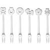Guzzini set 6 forchettine aperitivo Love acciaio 26842063