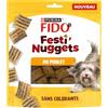 FIDO | FESTI'NUGGETS | Dolcetti | Cane adulto | Ricchi di calcio per denti solidi | Aiuta a mantenere una buona igiene orale | Prodotto in Francia | Pollo | Bustina | 120g