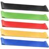 Generic Bande elastiche per esercizio fisico, bande di resistenza 5x bande di | Accessorio per pilates di fitness interno, cinturini da yoga da uomo per allungamento, della palest