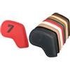 NAMOARLY 10 Pezzi Copri Putter da Golf, Numeri su Due Lati, Forma Mallet | Pelle PU Cucita, Superficie Liscia Resistente, per Mazze e Borsa, Facile Riconoscimento