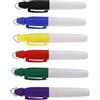 jojofuny 6 Pezzi Marcatore per Palline da Golf Mini Anello Metallico | Plastica, Punta Fine per Tracciare Linee di Allineamento, Gancio in Ferro, per Pratica Putting e Golf