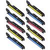 EXCEART 10 Pezzi Piastra Avvolgitrice per Filo da Pesca a Clip, Plastica | Cuscinetti in Schiuma, Portatile e Durevole, per Canne, Ganci, Riva e Ordine Dell'attrezzatura Colore Casuale
