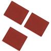Kisangel 3 Pezzi Pietra Abrasiva in Gomma 60 Grit Rossa per Snowboard e Sci | Rimuove la Ruggine, Migliora la Presa in Curva, per Appassionati di Sport Invernali e Banco Tuning