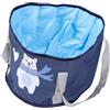 POPETPOP Bacinella Pieghevole per Piedi 15l in PVC, per Adulti e Campeggio | Doppie Maniglie, Cuciture Rinforzate, Uso Versatile e Installazione, per Ammollo e Viaggi