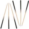 USHOBE 6 Pezzi Mini Stecca da Biliardo per Legno 48 CM | Controllo Adatto AI Principianti, Colpi Precisi, per Tavoli da Biliardo e Allenamento dei Piccoli