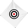CIYODO Rete da Allenamento Golf in Tela, Bersaglio Stampato Bianco | Feedback di Mira, Installazione Semplice, Palline, Picchetti e Borsa Portatile per Esterno