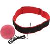 ULTECHNOVO Palla di Reazione da Boxe Fascia Regolabile, Rossa | Allenamento Portatile per Pugili e Atleti, Design Moderno ad Alta Visibilità, 118g, Uso in Palestra