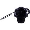 SAFIGLE Valvola Gonfiaggio per Gommone PVC, Sostituzione Nera a Spirale | Compatibile Pompa, per Kayak e Sport Acquatici, Ricambio Pratico per Zattere e Materassi Gonfiabili