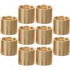 CIYODO 10 Pezzi Ghiere in Ottone per Stecca da Biliardo, 9,5mm, Oro | Ricambio per Punte Usurate, Diametro Interno 7mm, Resistenza Agli Urti, per Stecche Normali e Snooker