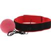 Zerodeko Palla Reattiva da Boxe Fascia Regolabile, Allenamento Rapido | Design Moderno Rosso, 118g, per Palestra e Casa, Pratica di Timing per Atleti