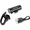 On Bike Torcia Frontale Multifunzione 5 LED Fanale Bici Universale - 3 Modalità Luce Fissa Intermittente Lampeggiante Supporto Manubrio Montaggio Rapido Torcia Rimovibile