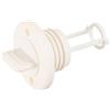 FOMIYES Tappo di Scarico per Kayak Rotondo, Plastico Bianco, Sostituzione | Fori di Scolo di Kayak e Canoe, Installazione Veloce, Sicurezza Migliorata, Adatto a Riparatori Marini