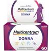 Multicentrum Donna Integratore Multivitaminico Completo, 60 Compresse | con Vitamina D, K, Acido Folico, Calcio, Ferro