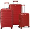 R Roncato Roncato B-FLYING SET VALIGIE (Grande, Medio, Cabina) - Rosso