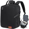 Lossga Zaino per Ryanair 40x30x20 Zaino da Viaggio 40x30x15 45x36x20 per Easyjet | Bagaglio a Mano con Cinghie di Compressione Borsa Antifurto Zaini Porta Pc Tasca per Bagnato Resistente All'acqua Leggero