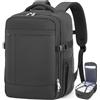 Lossga Zaino 45x36x20 per Easyjet Zaino da Viaggio Aereo Bagaglio a Mano | Zaini Casual con Fibbia Pettorale, Tasca Laterale, Tasca per Bagnato, Scomparto Laptop, Borsa Antifurto, Ergonomico