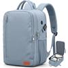 Lossga Zaino per Ryanair 40x30x20 Zaino da Viaggio 40x30x15 45x36x20 per Easyjet | Bagaglio a Mano con Cinghie di Compressione Borsa Antifurto Zaini Porta Pc Tasca per Bagnato Resistente All'acqua Leggero