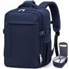 Lossga Zaino 45x36x20 per Easyjet Zaino da Viaggio Aereo Bagaglio a Mano | Zaini Casual con Fibbia Pettorale, Tasca Laterale, Tasca per Bagnato, Scomparto Laptop, Borsa Antifurto, Ergonomico