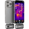 Thermal Master Telecamera termica Thermal Master P1 per iPhone 15/16 e Android Fotocamera | X³ Risoluzione a infrarossi 320x240, utilizzato nell'ispezione industriale, con report dei dati professionali, Grigio