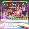 Awatty Lavagna da Disegno a LED, Giocattoli Regalo Bambini Bambine (Bianca) | Ricaricabile,10 Luci, 5 Luminosità,36×26cm,Tavolo o Muro,Giocattolo Educativo, Regalo Compleanno 4 5 6 7 8 9 10 11 12 13 Anni