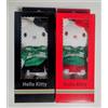 Sanrio 7-Eleven Limited Hello Kitty Mascotte Set 2 pezzi Uniforme Scatola Rossa e Nera