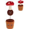 Keel Toys KEELECO - Peluche a forma di fungo sorpresa, 25 cm, in poliestere riciclato | Materiale riciclato, 25 cm, fungo a sorpresa