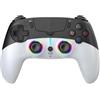 NbgrvB Controller di gioco wireless per PS5 con luci a LED | Microfono incorporato, materiale ABS, per controller ps5 con luce, gamepad wireless per PlayStation 5